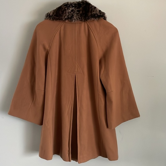Elevenses Anthropologie Camel Toggle Melton Coat - Picture 9 of 16